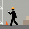 An animated training video that features characters in dangerous scenarios caused by the distractions of their cell phones.